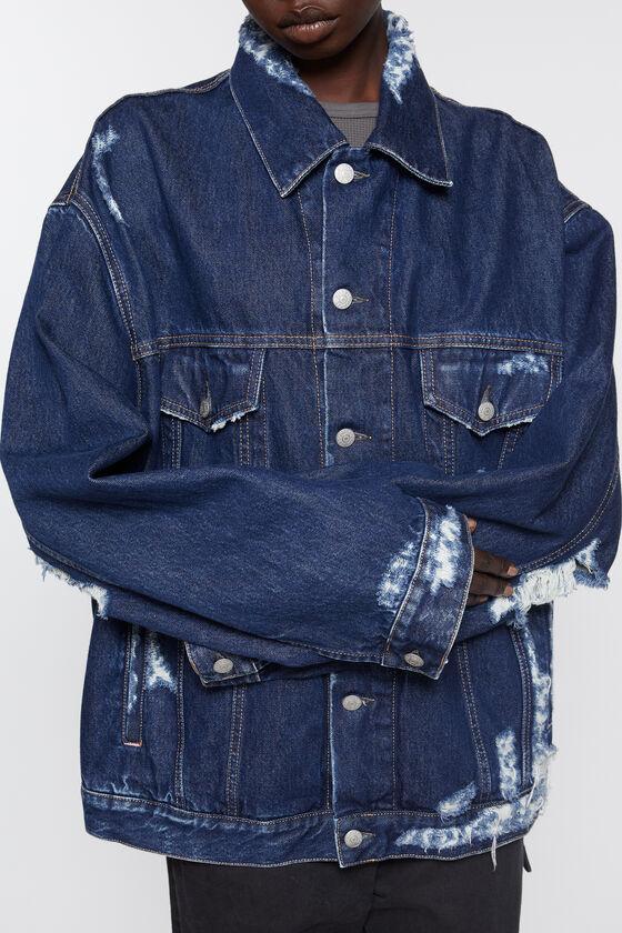 Distressed denim jacket - Relaxed fit Product Image