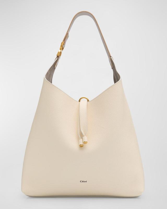 Marcie Hobo Bag in Grained Leather Product Image