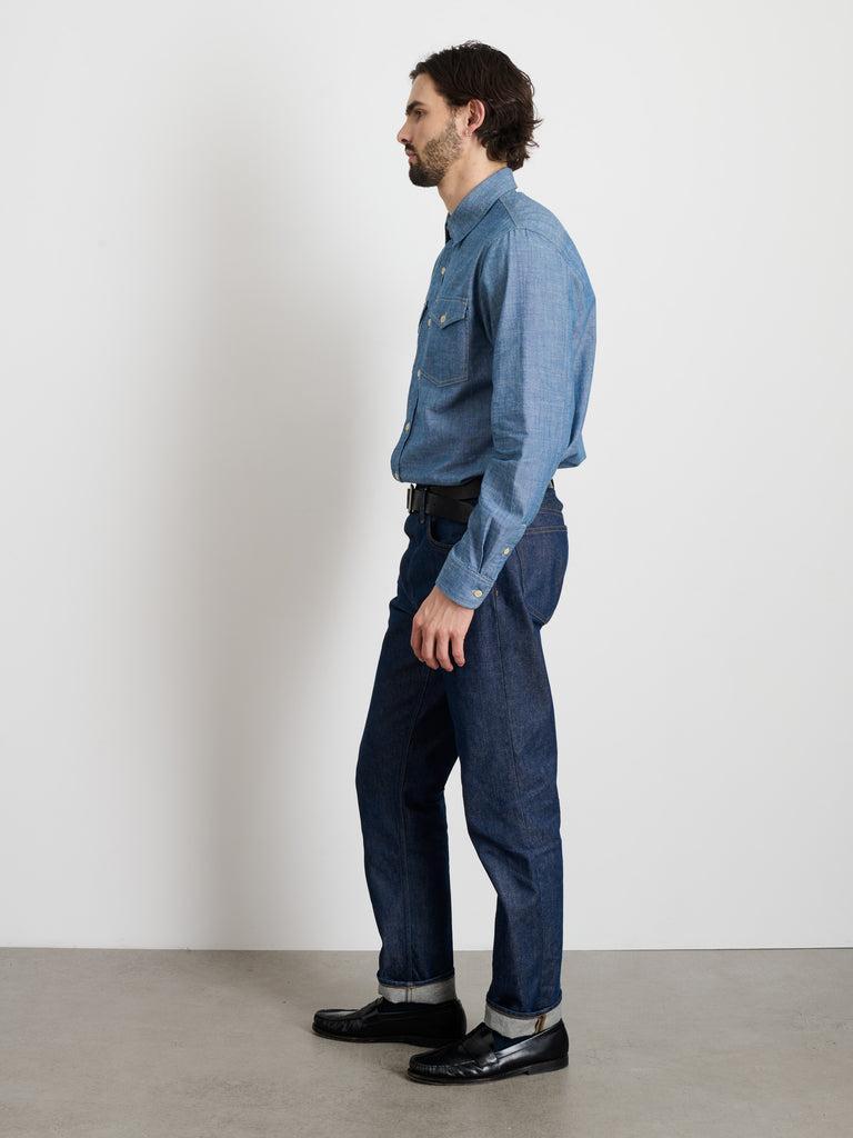 Fred Shirt In Chambray Product Image