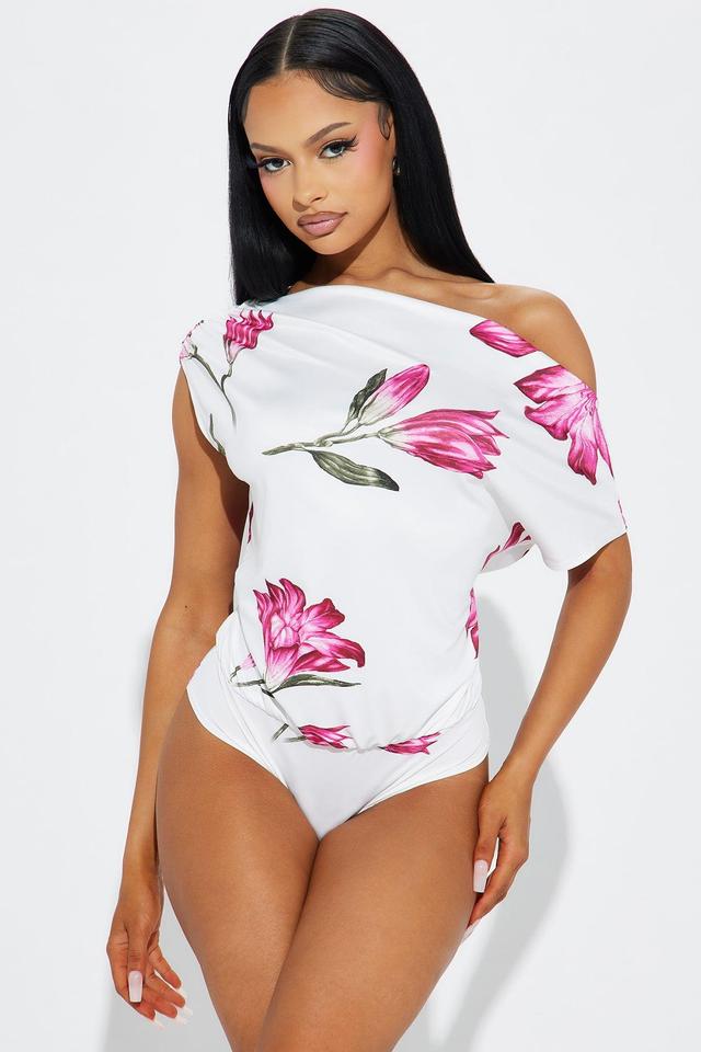 Kamiki Floral Bodysuit - Pink/combo Product Image