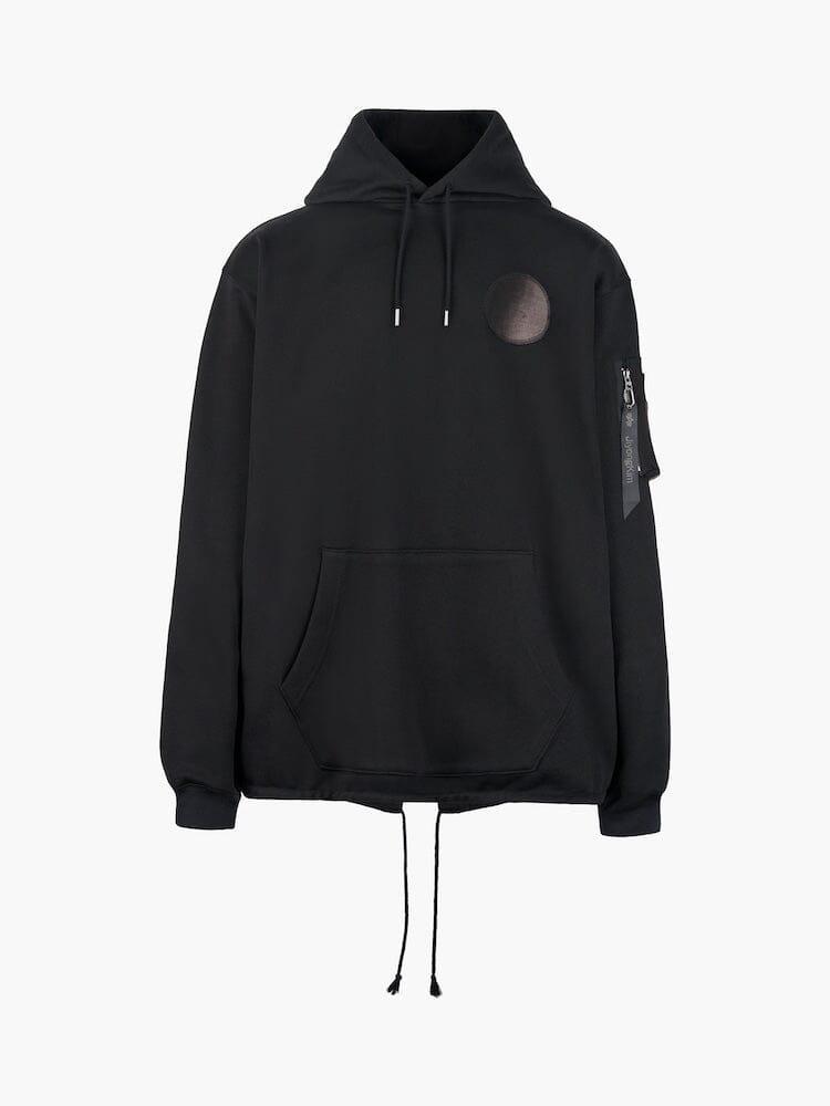 ALPHA X JIYONGKIM SUN BLEACHED FISHTAIL HOODIE Male Product Image