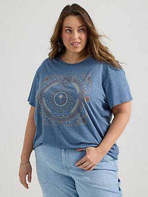 Women's Moon Box Graphic Tee (Plus) | Women's Tops | Lee® Product Image