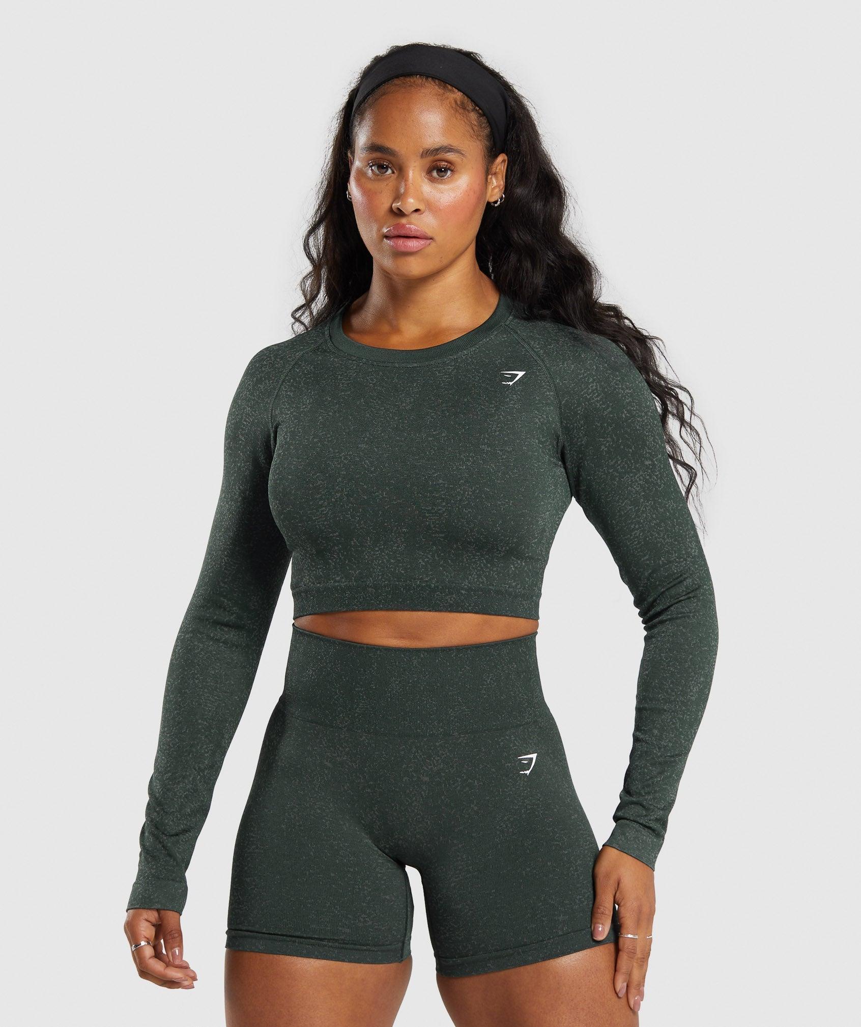 Adapt Fleck Seamless Long Sleeve Crop Top Product Image