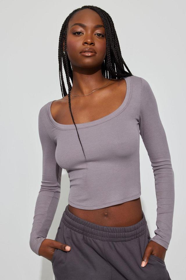 Pamela Long Sleeve Scoop Neck Top Product Image