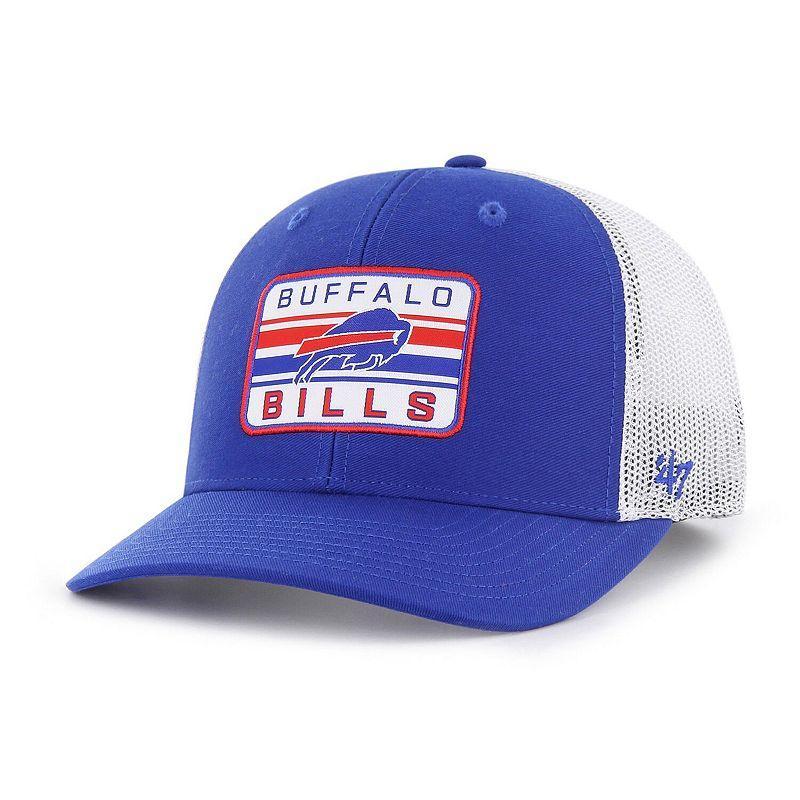 Mens 47 Royal/White Buffalo Bills Drifter Adjustable Trucker Hat Product Image