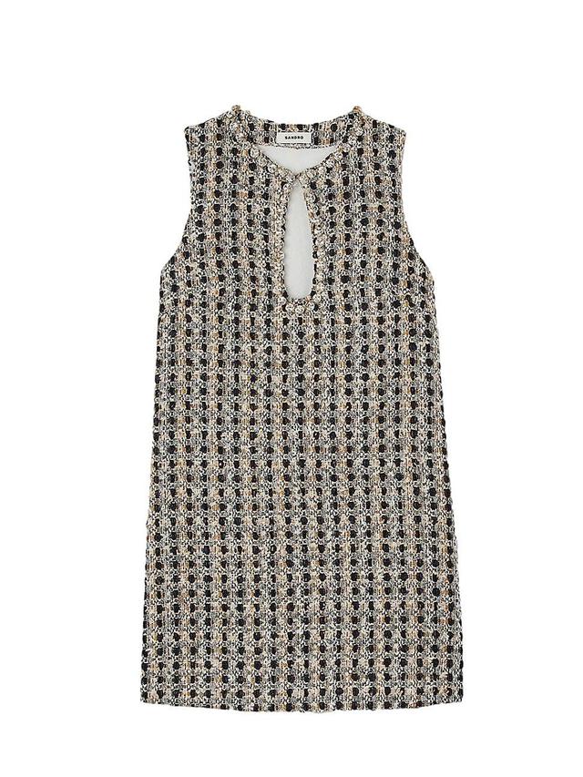 Womens Short Tweed Dress Product Image