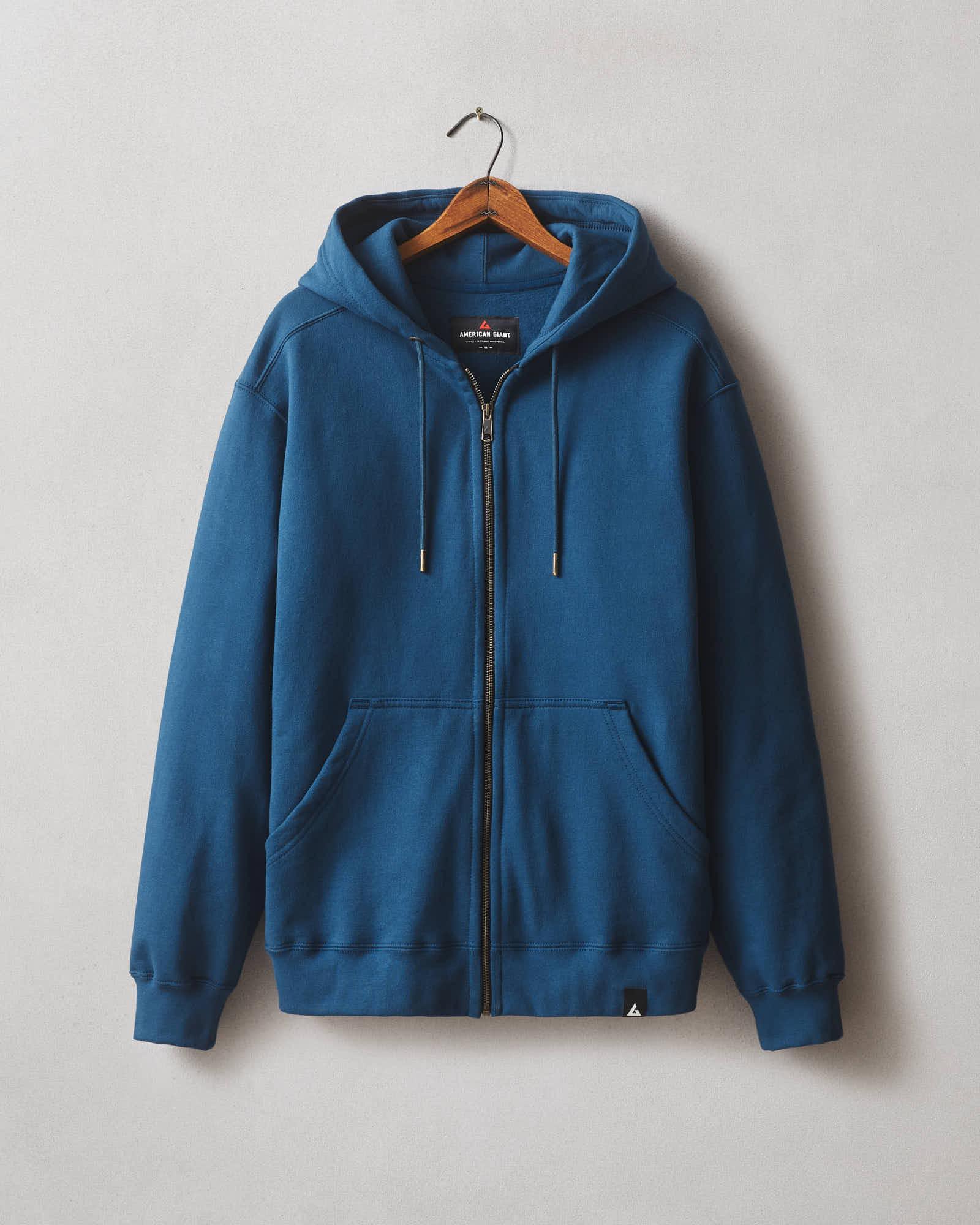 Relaxed Classic Full Zip - Eclipse Blue Product Image