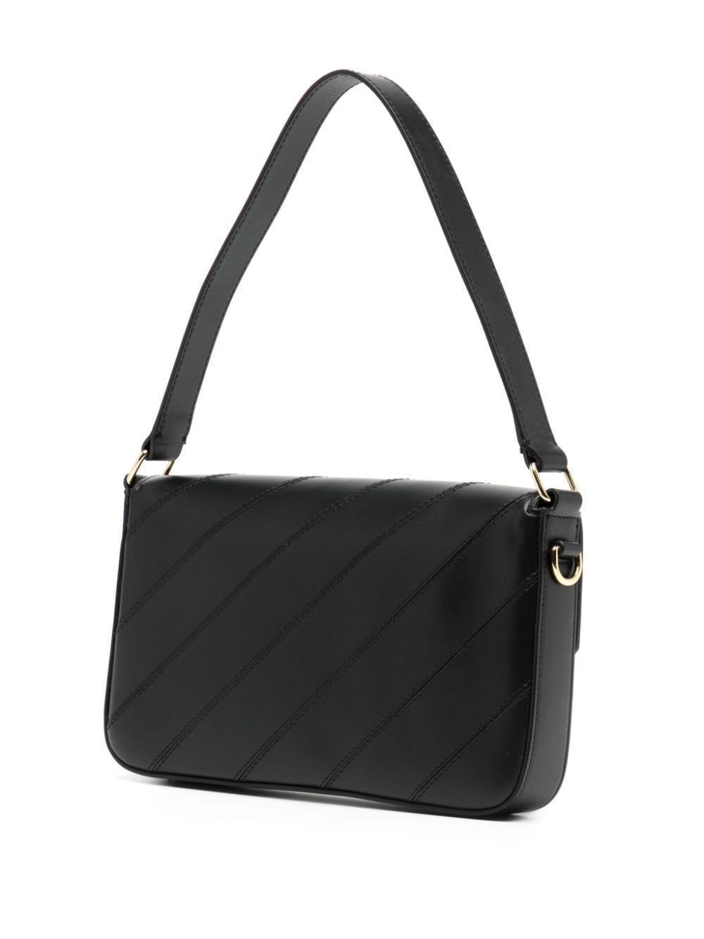 Flap Wave leather shoulder bag Product Image