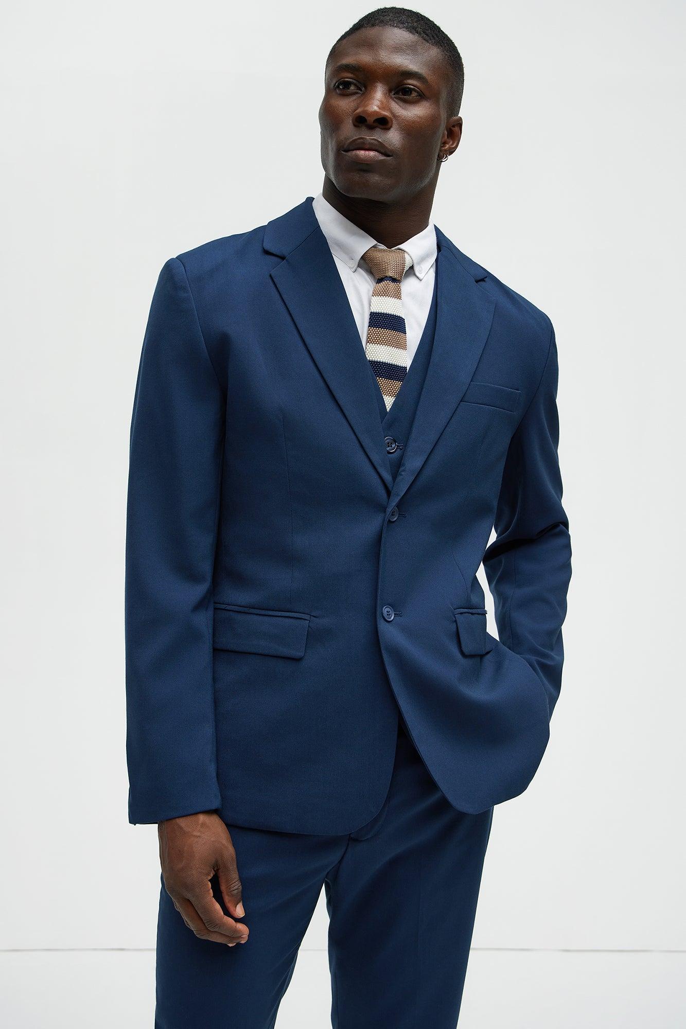 The Modern Stretch Suit Jacket - Navy Product Image