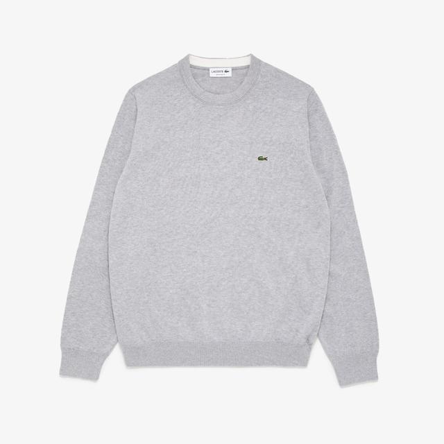 Men’s Crew Neck Cotton Sweater Product Image