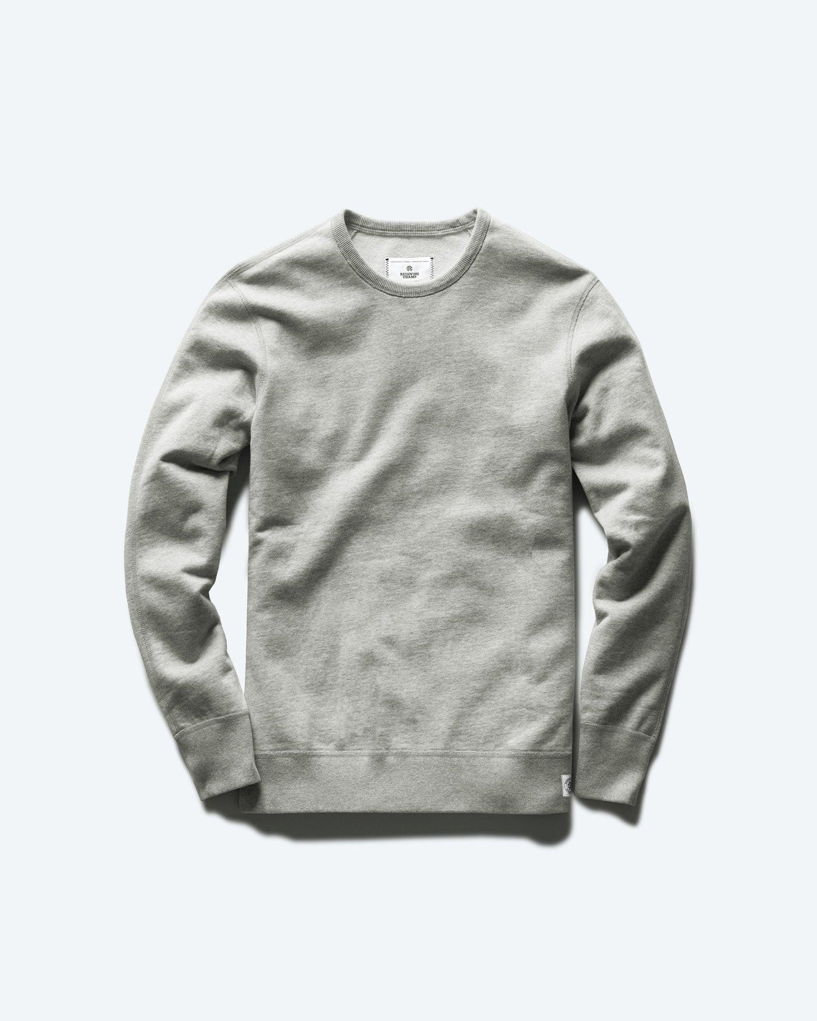 Lightweight Terry Slim Crewneck Male Product Image