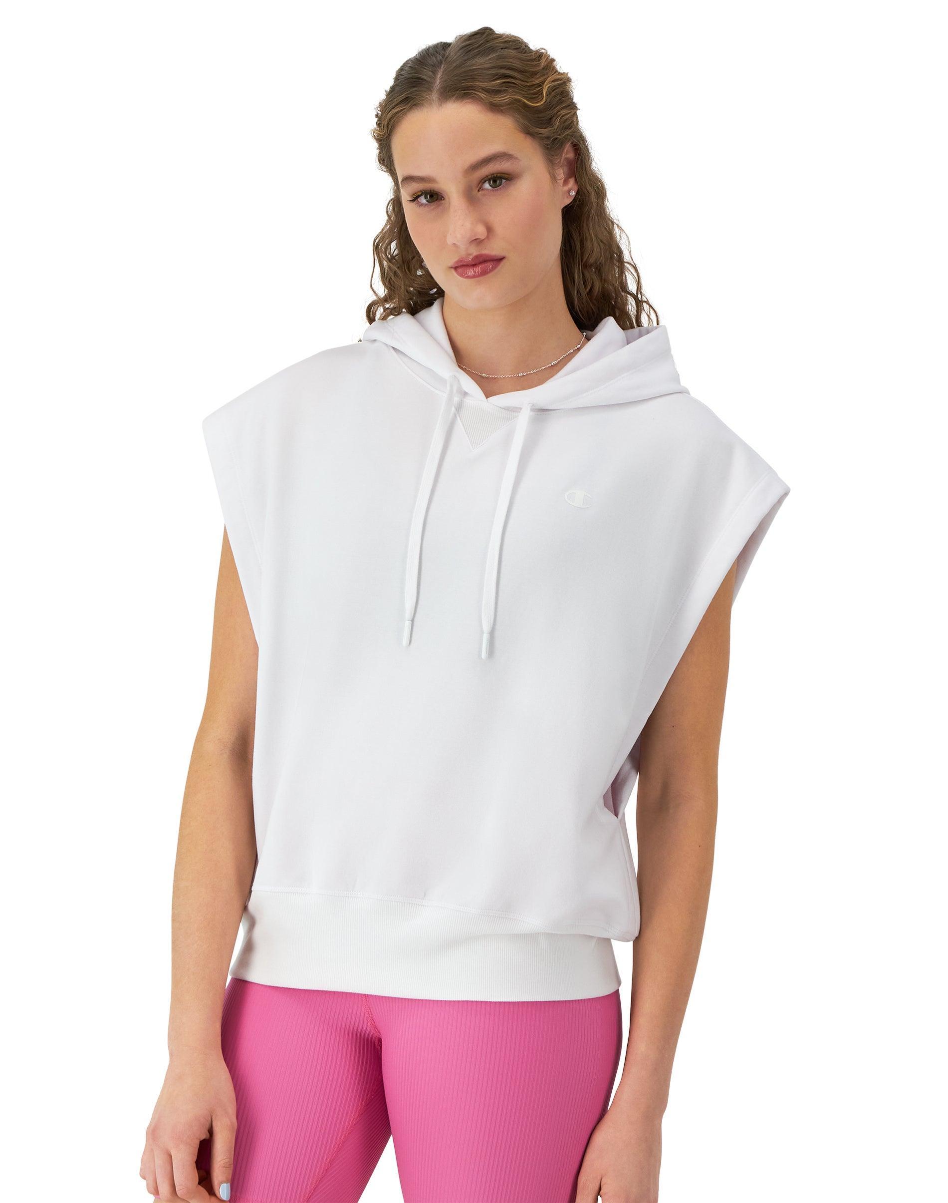 Champion Womens Soft Touch Sleeveless Hoodie Product Image