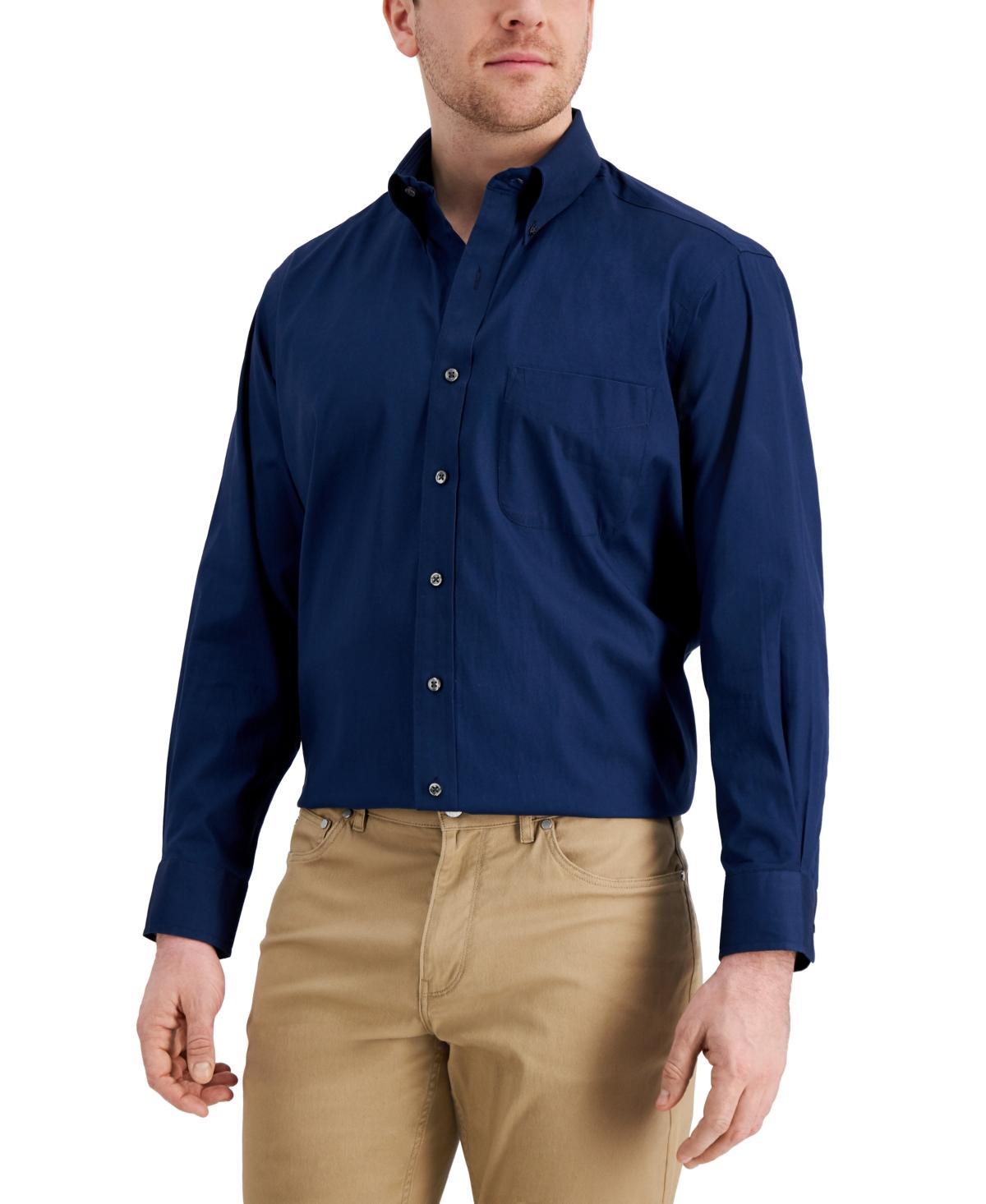 Club Room Mens Regular Fit Pinpoint Dress Shirt, Created for Macys Product Image