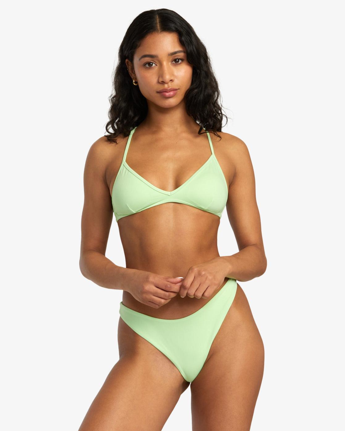 Solid Triangle Crossback Bikini Top - Glow Product Image