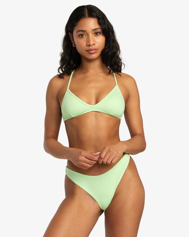 Solid Triangle Crossback Bikini Top - Glow Product Image