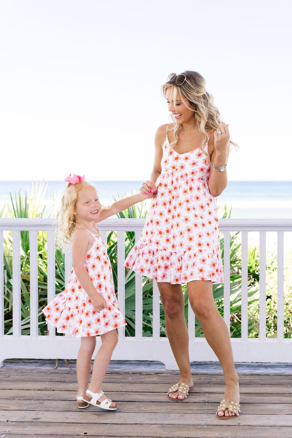 Keep Blooming In Kennedy Daisy Dress Tori X Pink Lily Product Image