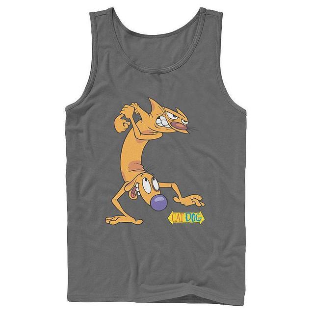 Mens Nickelodeon CatDog Tough Guys Tank Top Blue Product Image