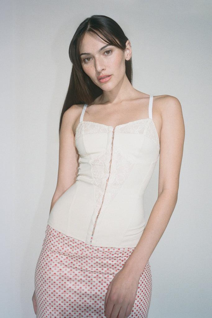 LIANA TOP - TAN — TAN / XS Product Image