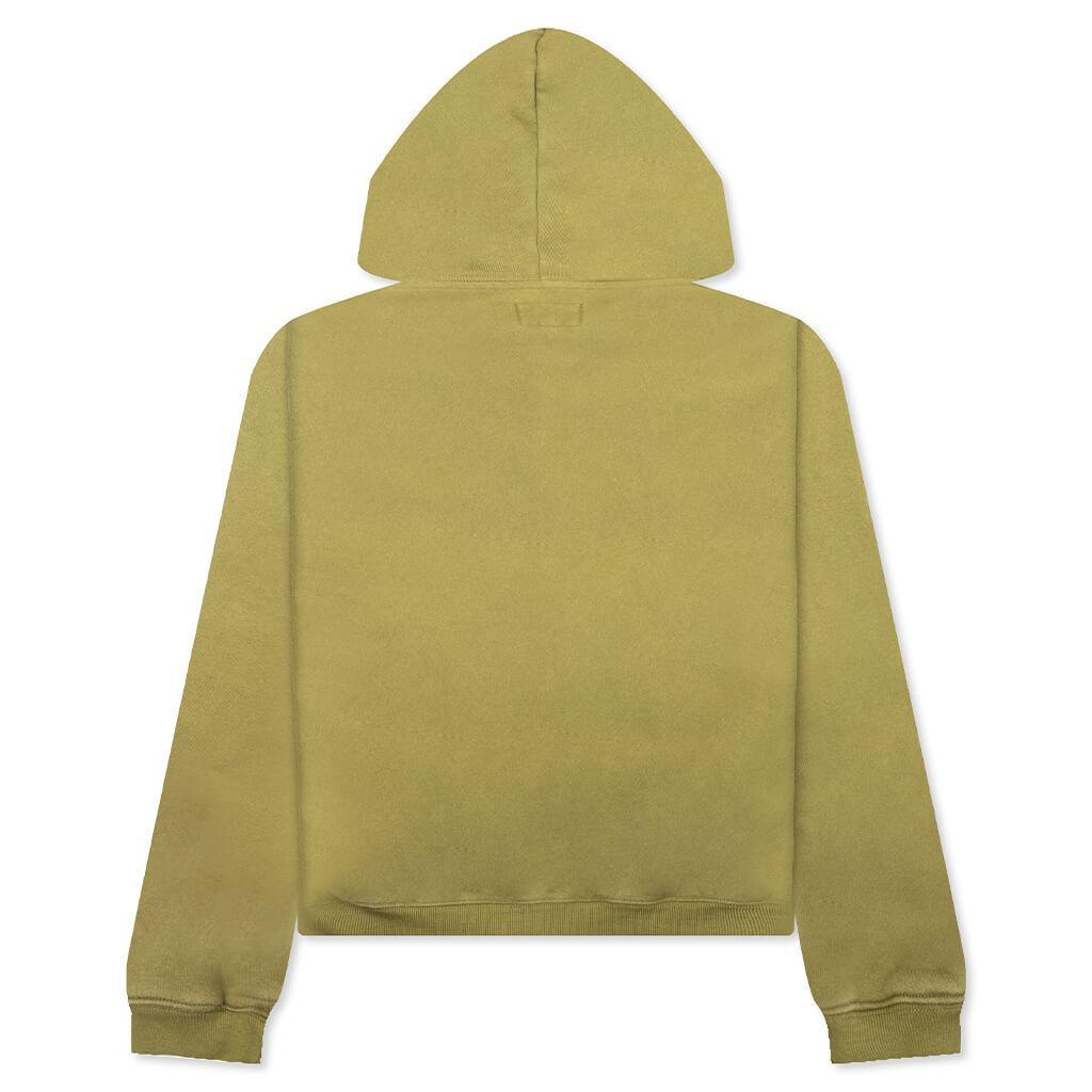 Outline Zip Hoodie - Olive Male Product Image