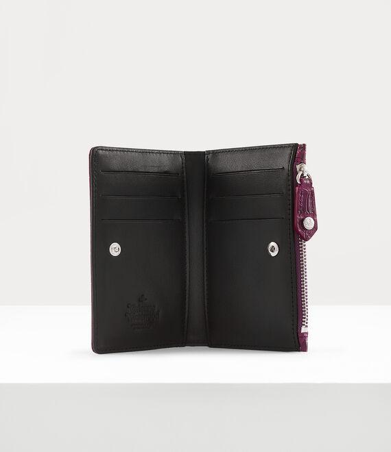 Crocodile Slim Flap Card Holder Product Image