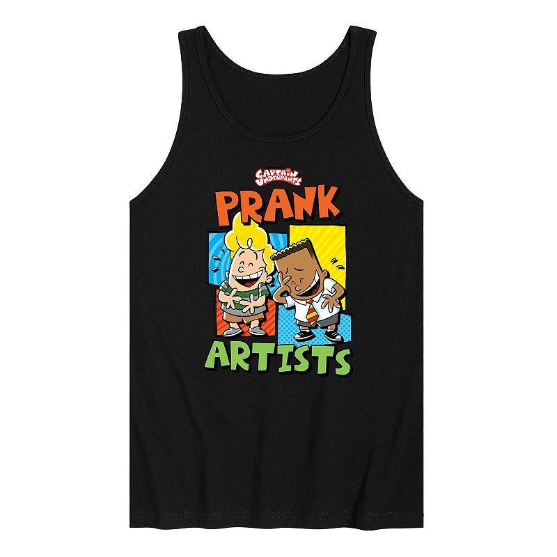 Mens Captain Underpants Prank Artists Tank Top Product Image