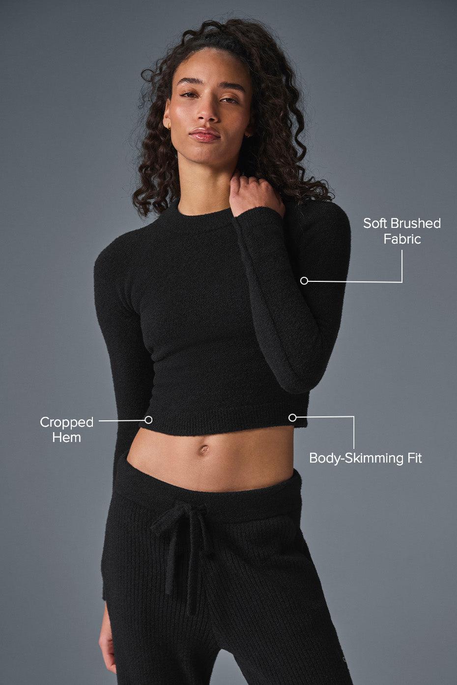 Snuggle Up Sweater Long Sleeve - Black Female Product Image