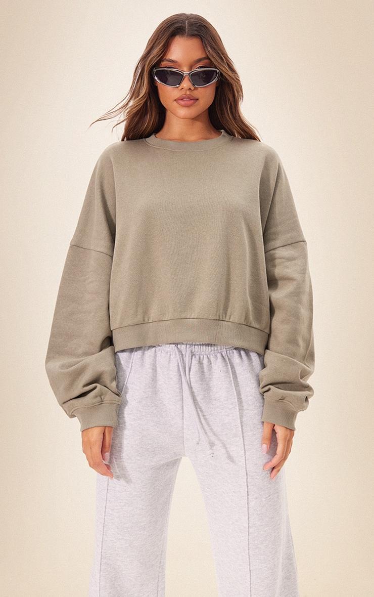 Sage Oversized Boxy Sweatshirt Product Image