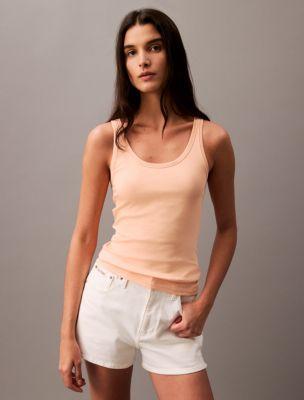 Refined Cotton Scoopneck Tank Top Product Image