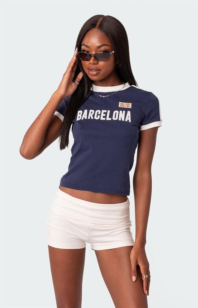 Edikted Womens Barcelona T-Shirt - B/w/t/b/n/g/o/rmall Product Image