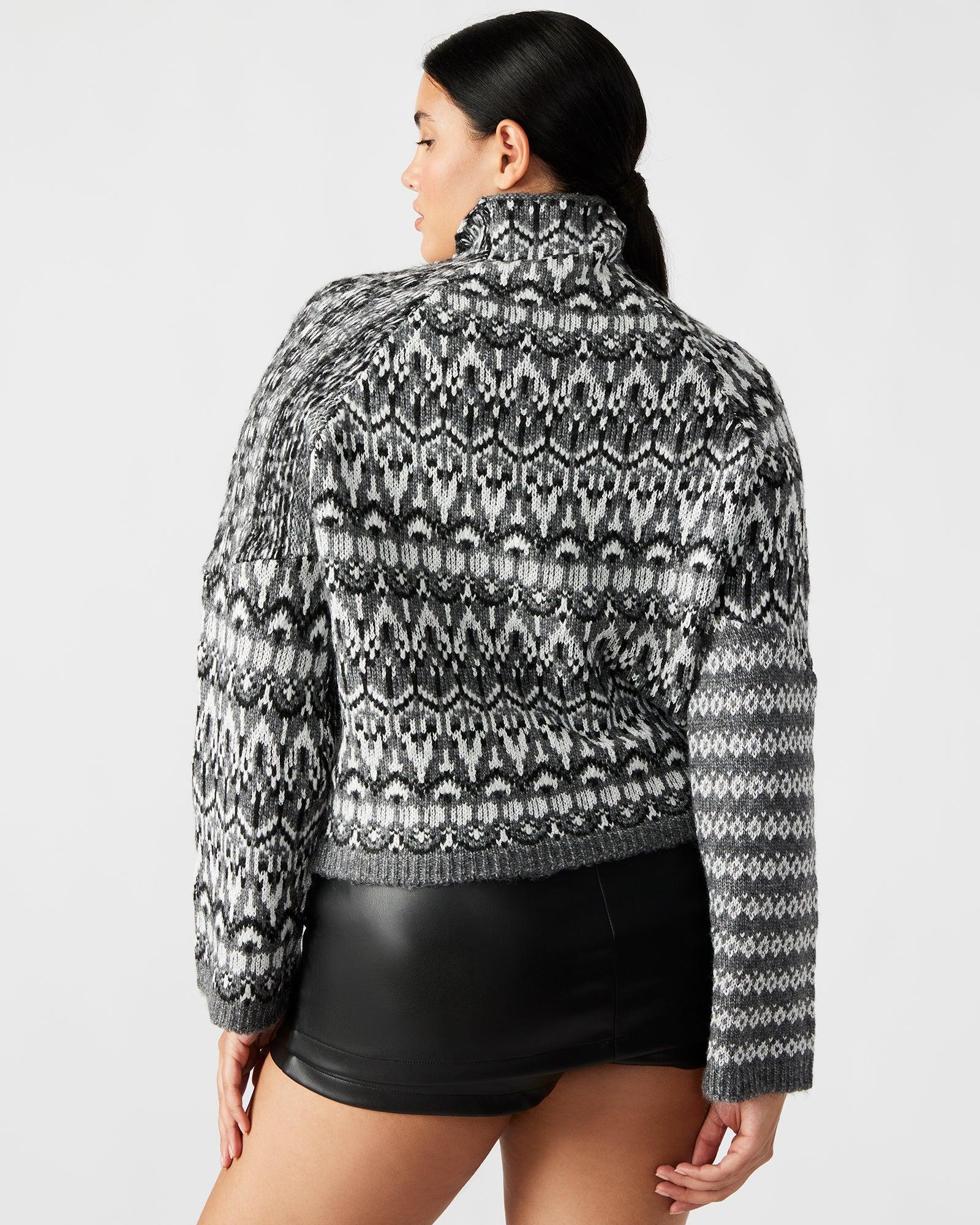 INDIE SWEATER CHARCOAL Female Product Image