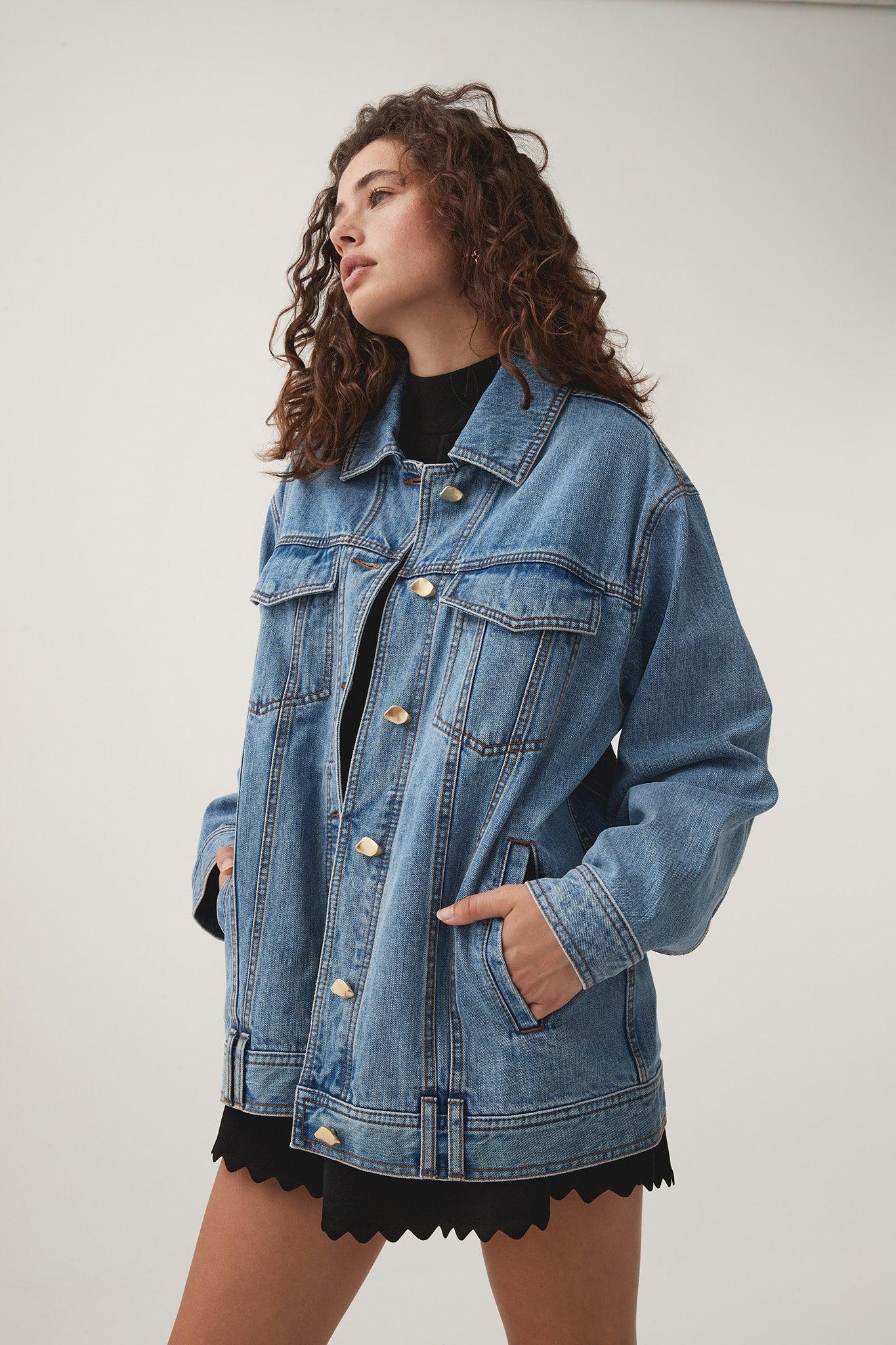 Aradia Oversized Denim Jacket Product Image