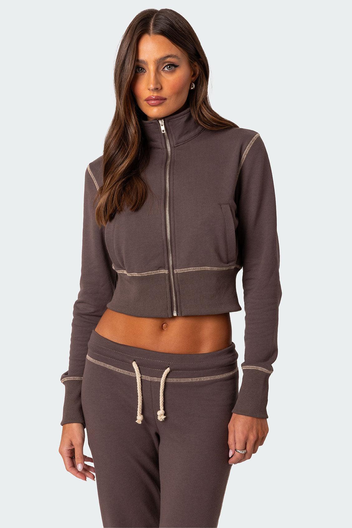 Alexia Zip Up Sweatshirt Product Image