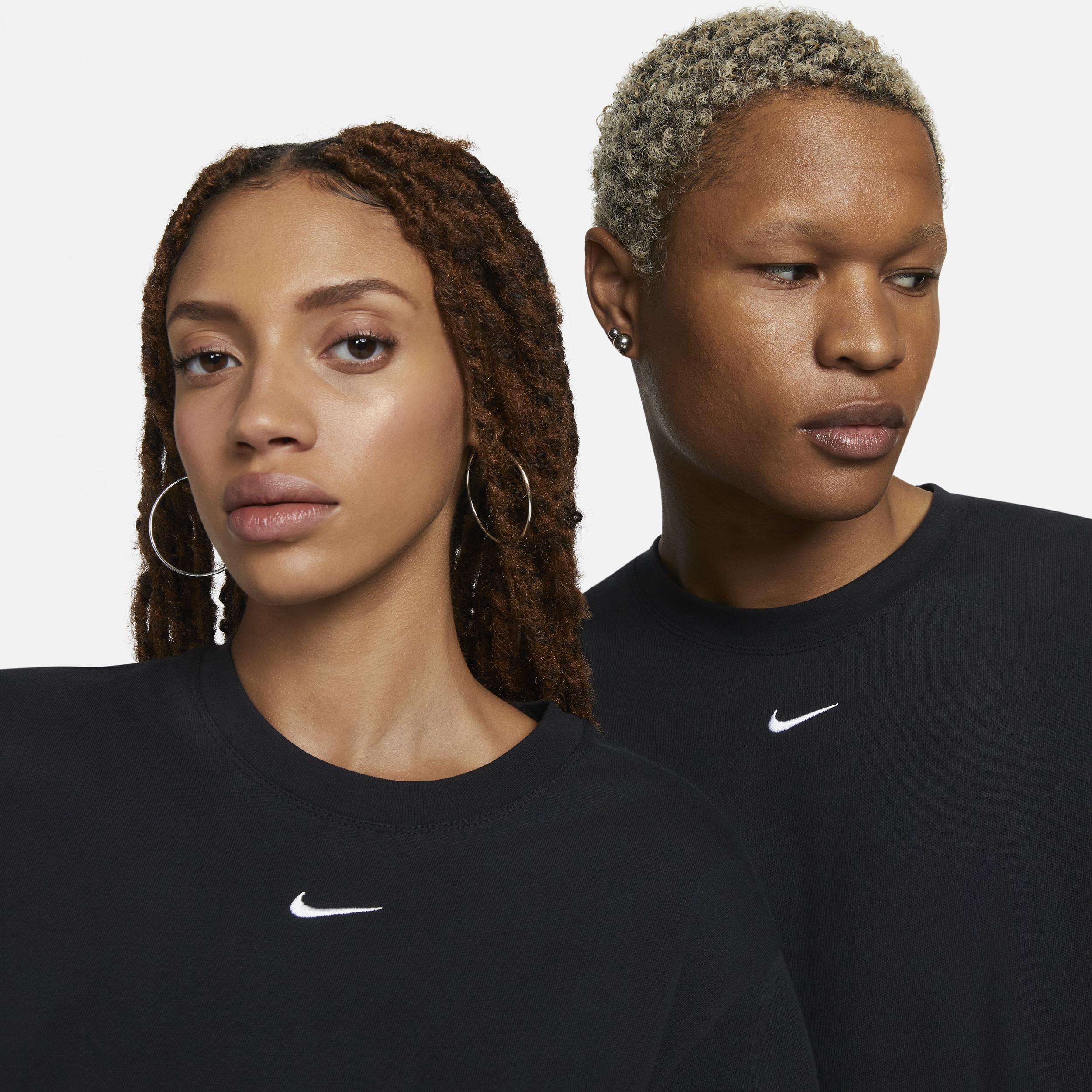 Nike Womens Nike NSW Boxy T-Shirt - Womens Black/Black Product Image