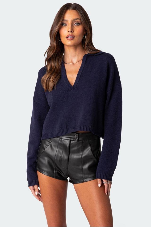 Marcie Oversize Cropped Sweater Product Image