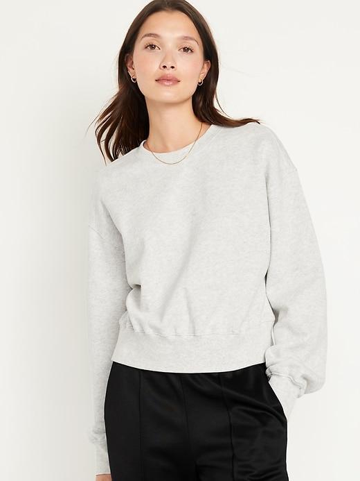 SoComfy Drop-Shoulder Crew-Neck Sweatshirt Product Image