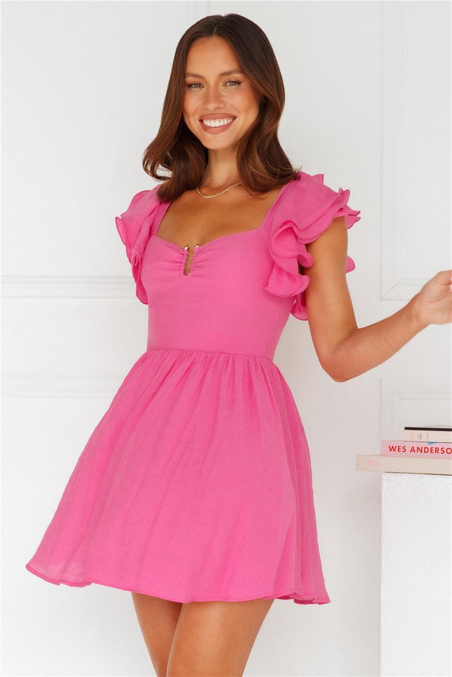 Provence De France Mini Dress Pink Product Image