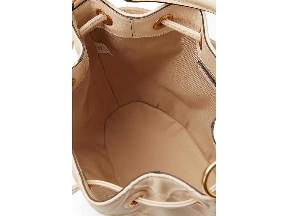 Tory Burch Fleming Soft Bucket Bag (New Cream) Handbags Product Image