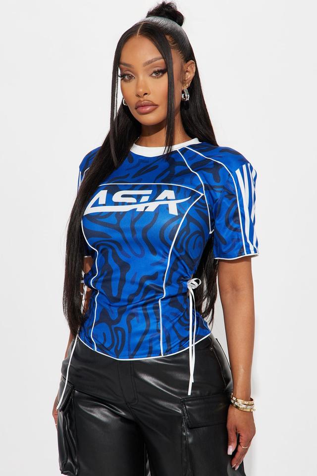 Training Academy Cutout Jersey Tee - Royal Product Image