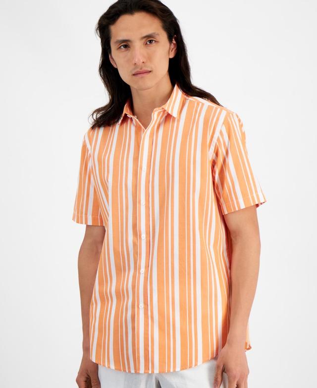 Club Room Mens Short Sleeve Printed Shirt, Created for Macys Product Image