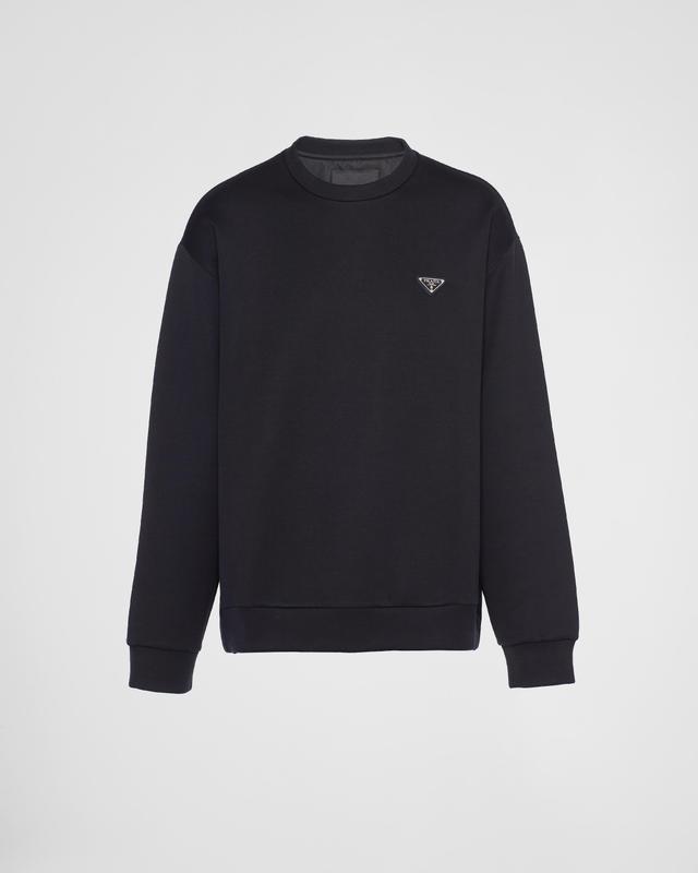 Technical cotton sweatshirt Product Image