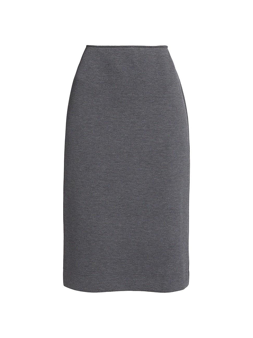 Womens Lux Pencil Midi-Skirt product image