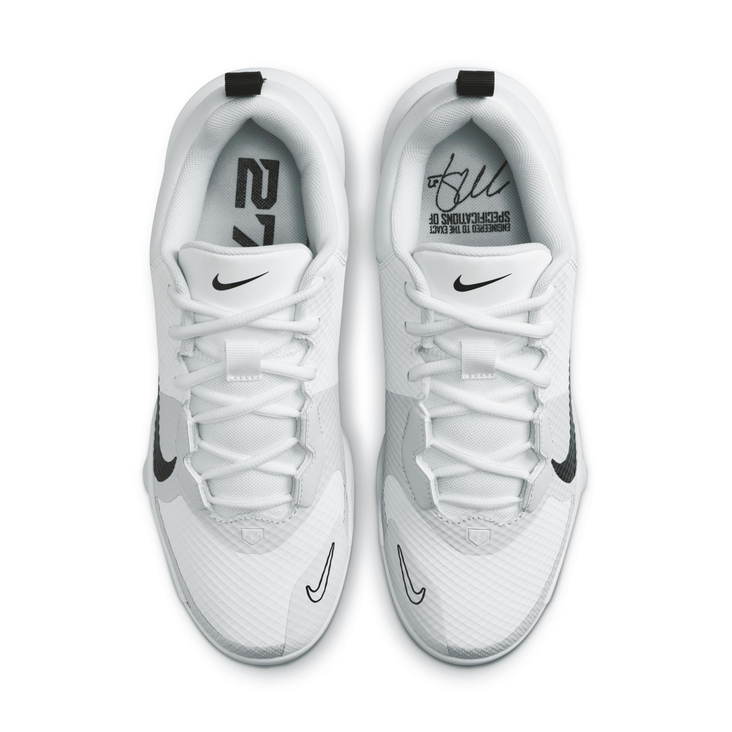 Nike Mens Nike Force Trout 9 Pro MCS - Mens Baseball Shoes Pure Platinum/White/Black Product Image