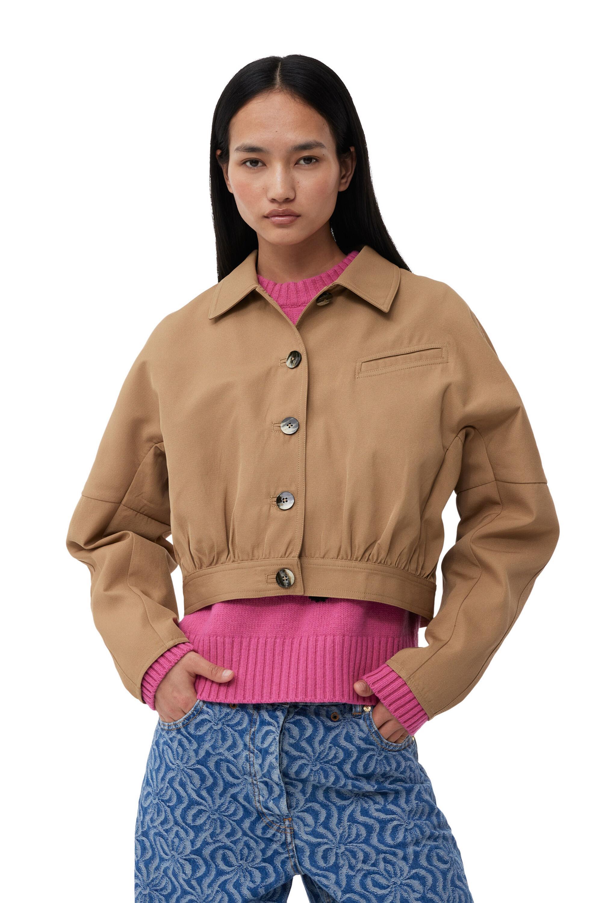 Brown Heavy Twill Short Jacket product image