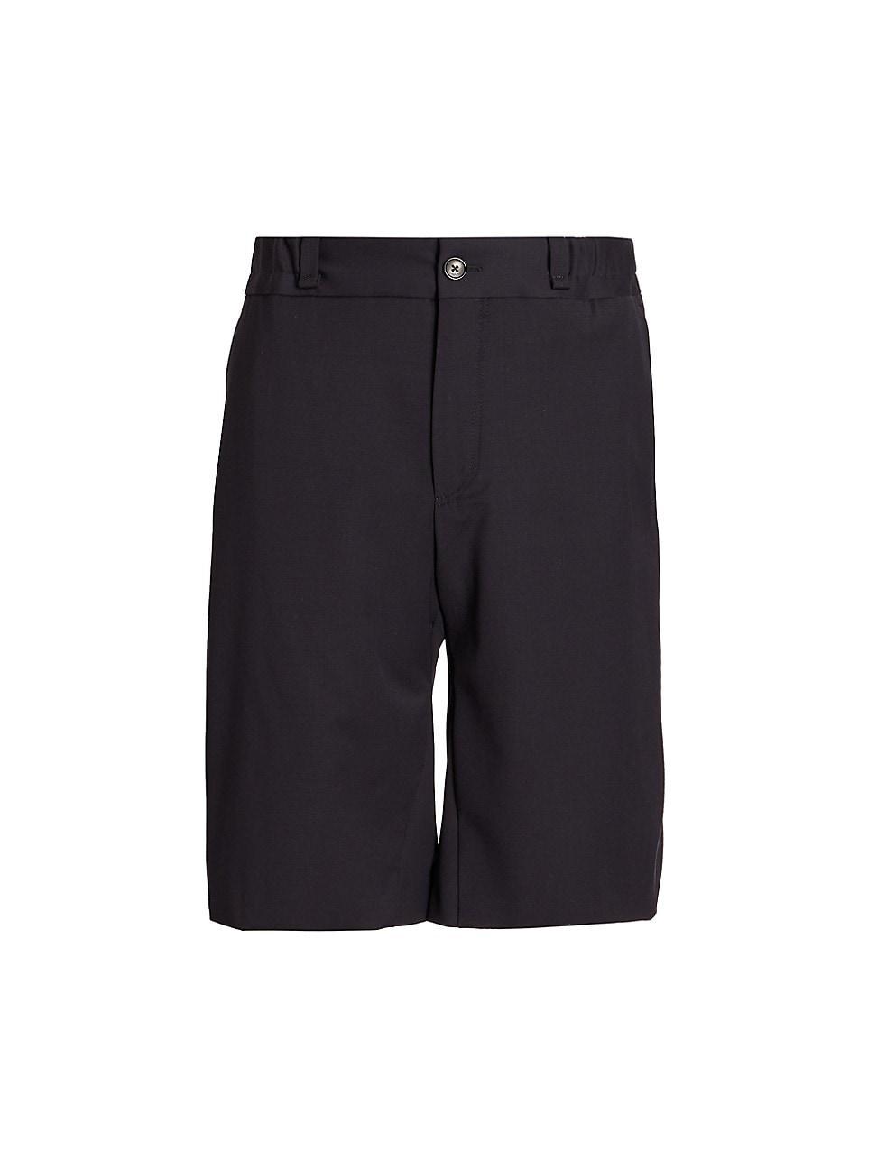 Mens Tailored Wool-Blend Shorts Product Image