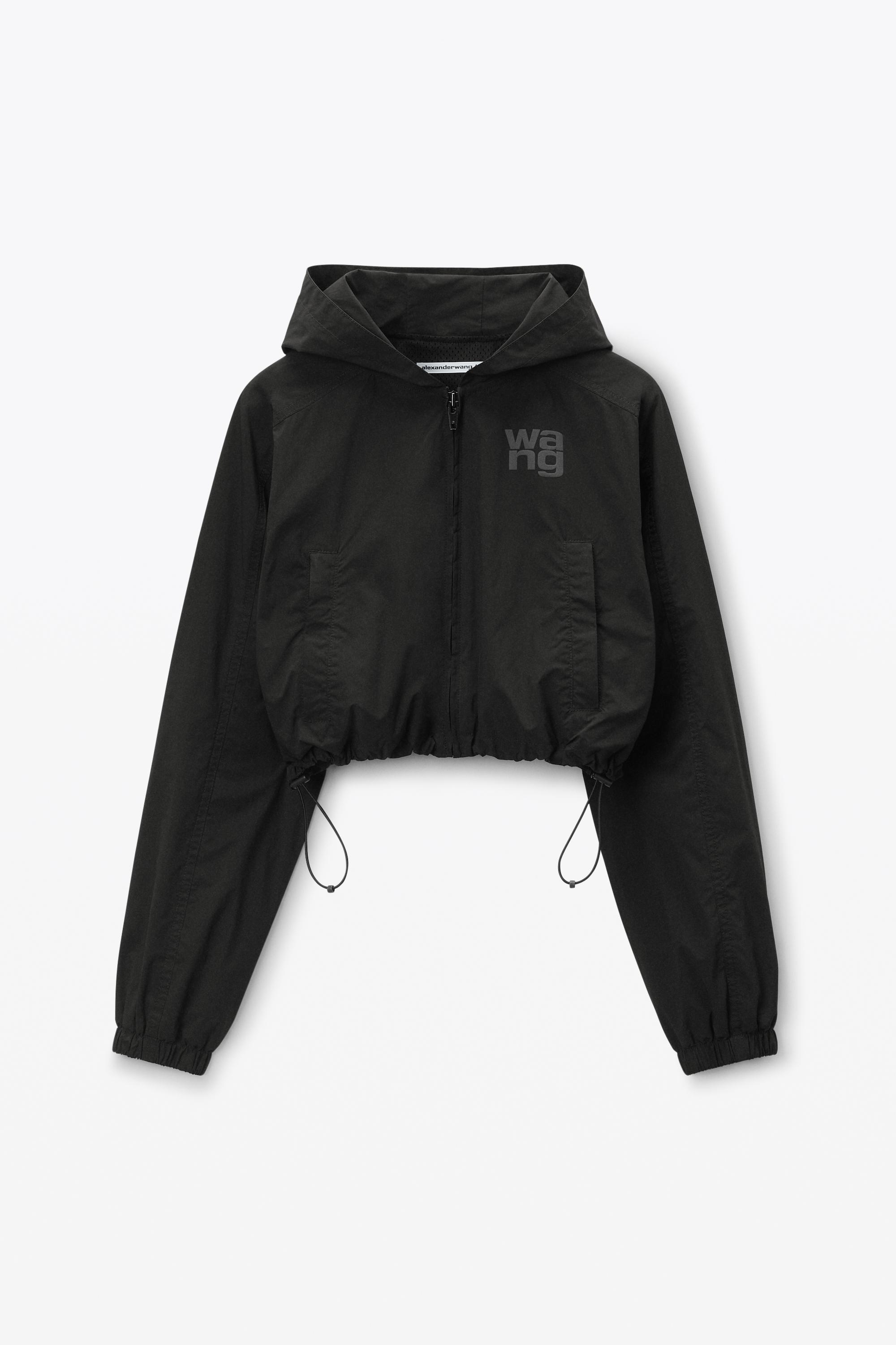 Logo Cropped Bomber Jacket Product Image