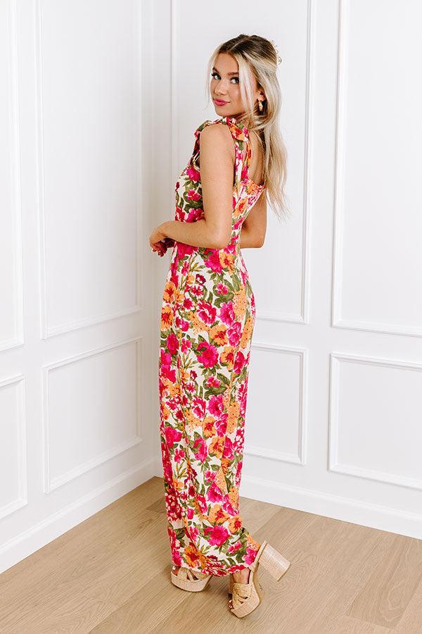 Flower Bomb Linen Jumpsuit Product Image