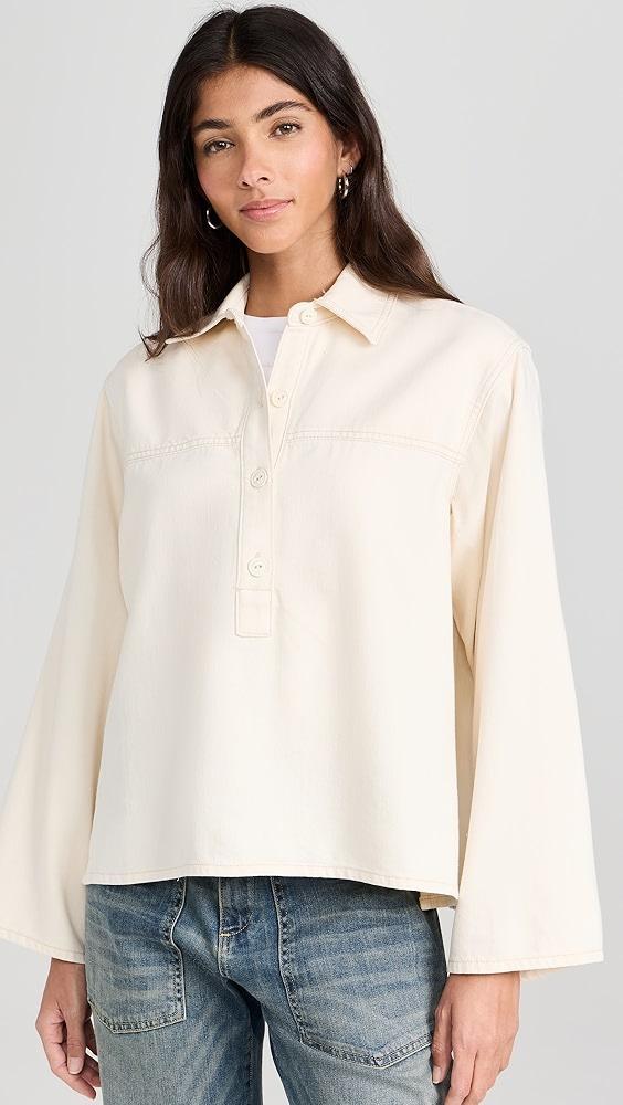 rag & bone Ultra Featherweight Emily Popover Shirt | Shopbop Product Image