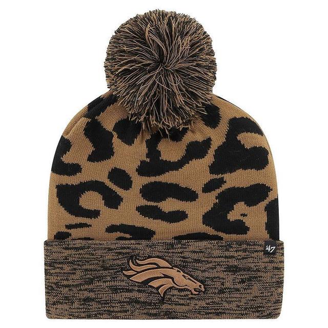 Womens 47 Denver Broncos Rosette Cuffed Knit Hat with Pom Product Image