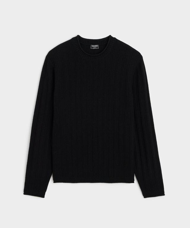 Channel Crewneck in Black Product Image