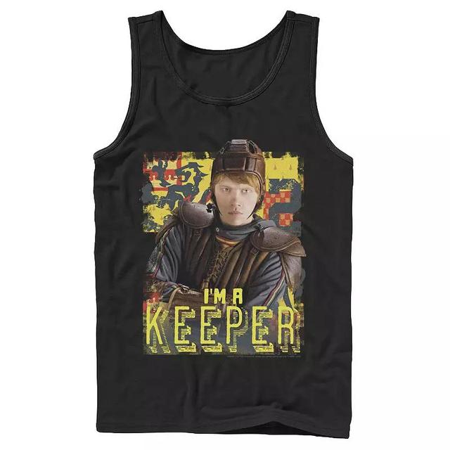 Mens Harry Potter Ron Weasley Im A Keeper Poster Tank Top Product Image